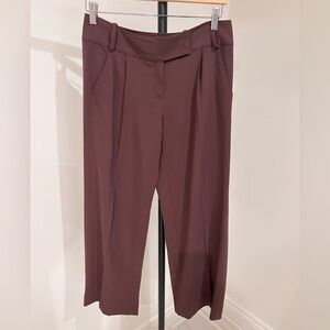 Valentino brown wool cropped pants 6